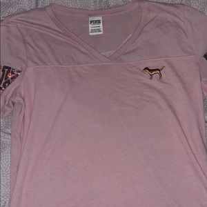 Victoria’s Secret pink T-shirt